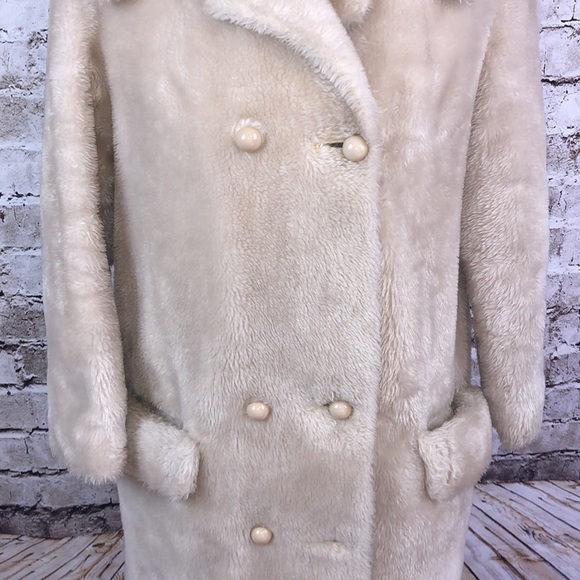 VTG Debutogs Faux Fur Coat Women’s Size M - Picture 5 of 14